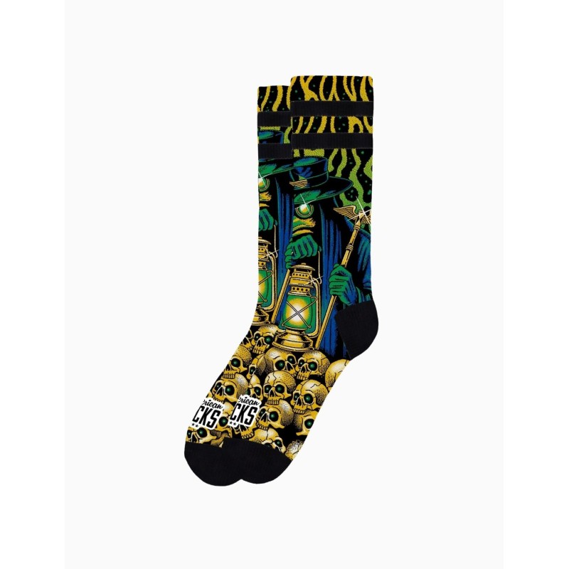 Calcetin American Socks Black Plague