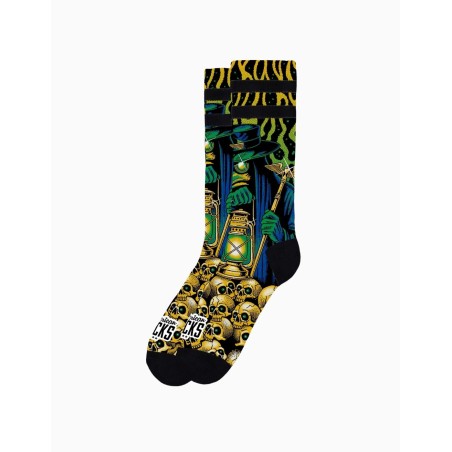 Calcetin American Socks Black Plague