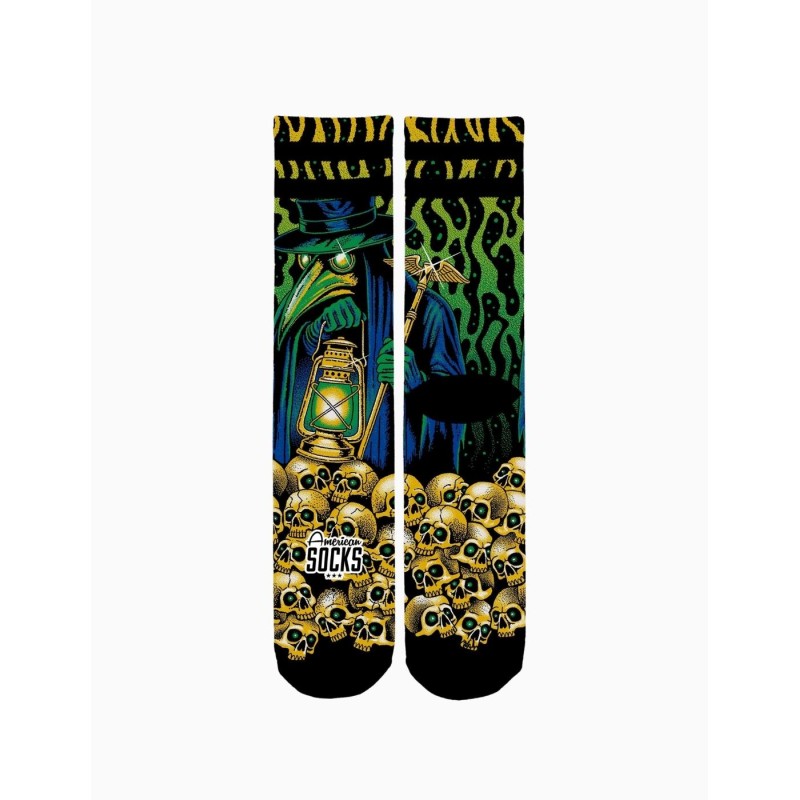 Calcetin American Socks Black Plague