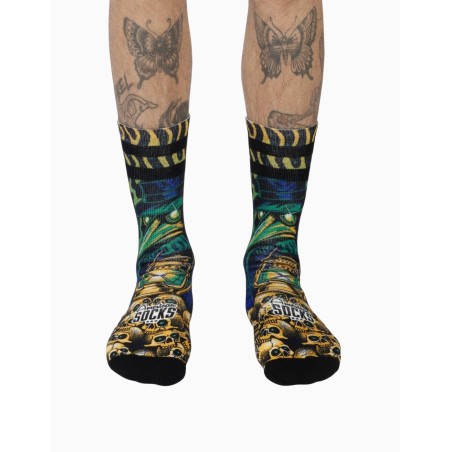 Calcetin American Socks Black Plague