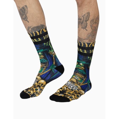 Calcetin American Socks Black Plague