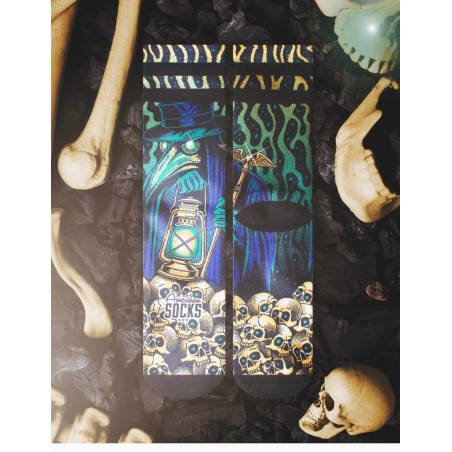 Calcetin American Socks Black Plague