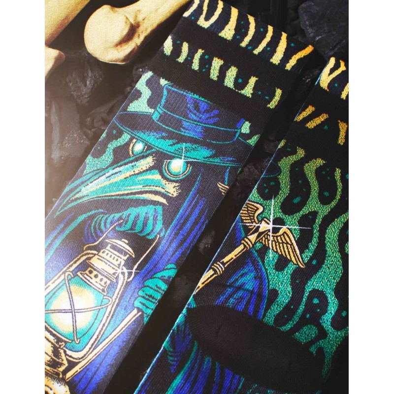 Calcetin American Socks Black Plague