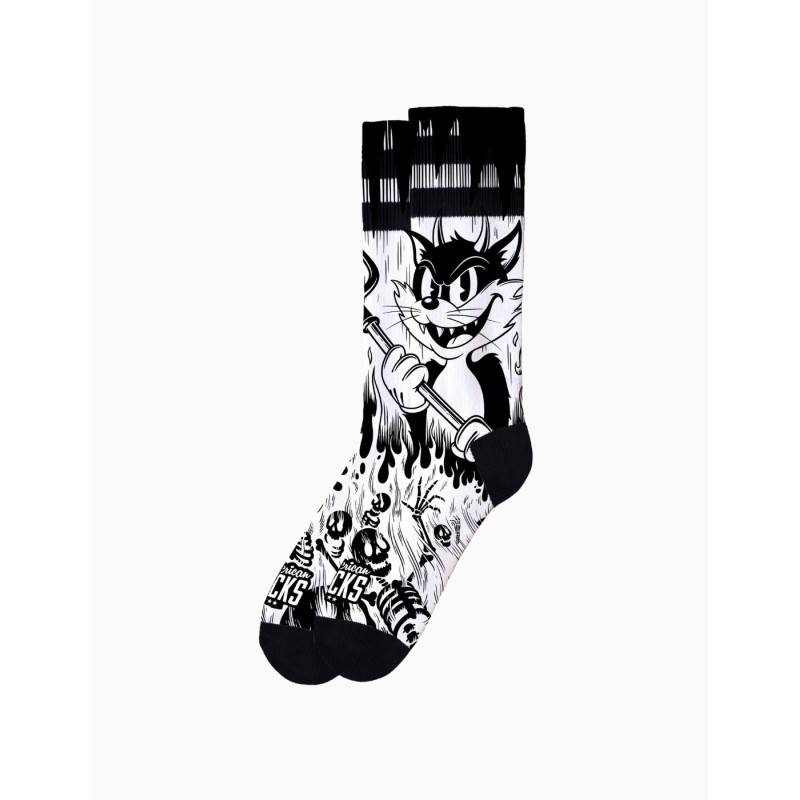 Calcetines American Socks Mid High Evil Cat