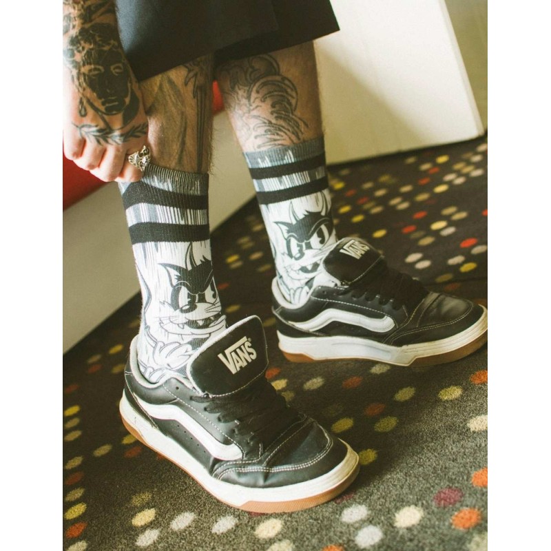 Calcetines American Socks Mid High Evil Cat