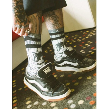 Calcetines American Socks Mid High Evil Cat