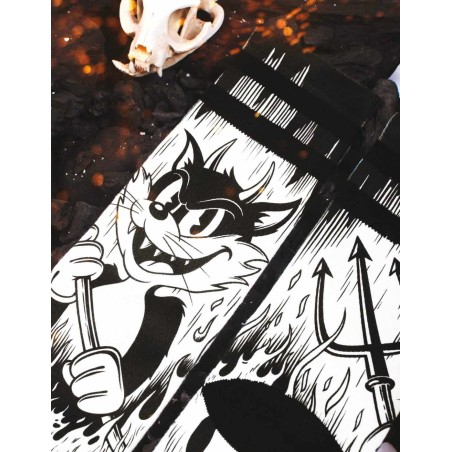 Calcetines American Socks Mid High Evil Cat