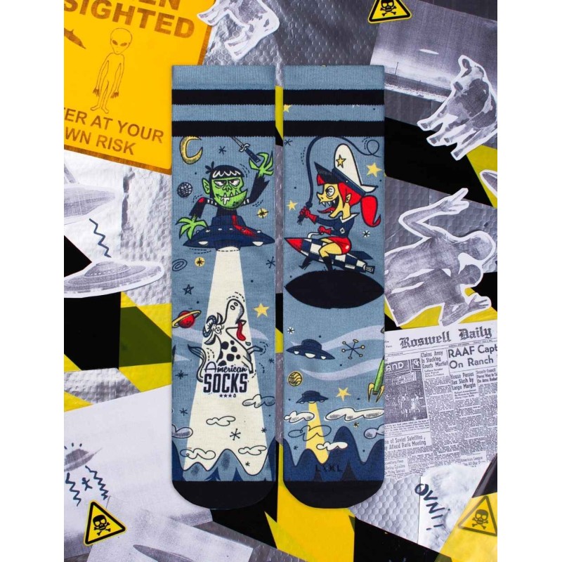 Calcetines American Socks Mid High Alien Snatch