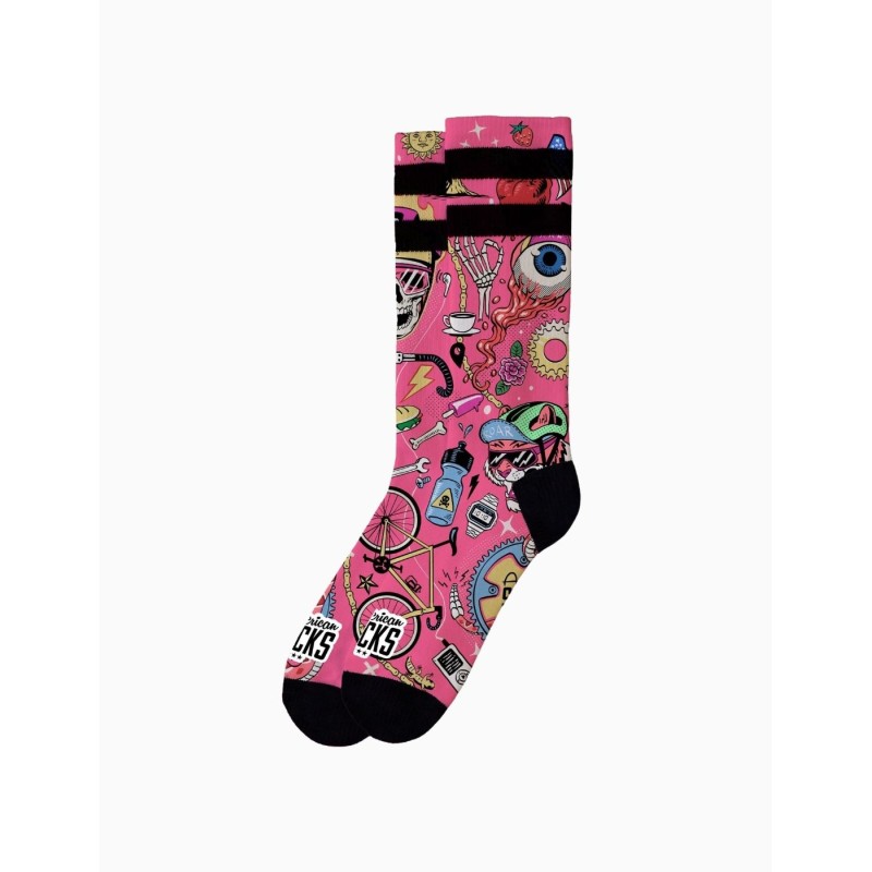 Calcetines American Socks Mid High Cycling Beast