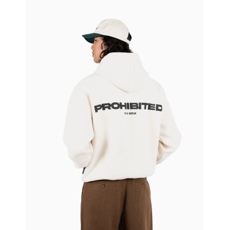 Sudadera Prohibited 10119 Cream