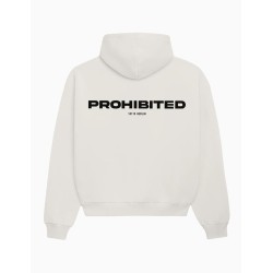 Sudadera Prohibited 10119 Cream