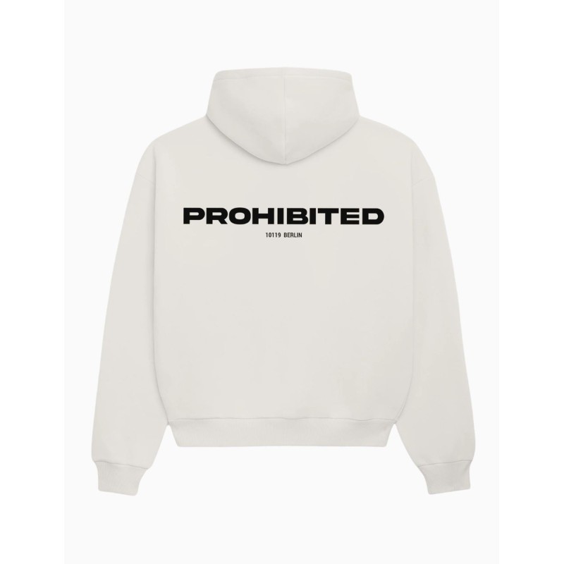 Sudadera Prohibited 10119 Cream