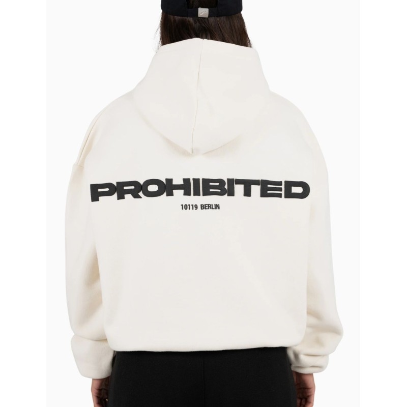 Sudadera Prohibited 10119 Cream