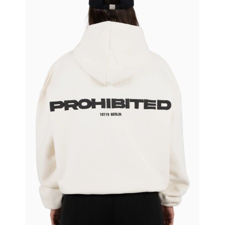 Sudadera Prohibited 10119 Cream