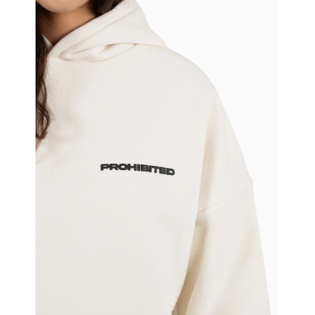 Sudadera Prohibited 10119 Cream