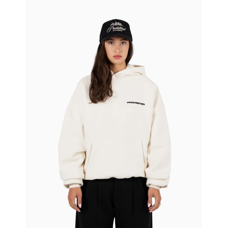 Sudadera Prohibited 10119 Cream