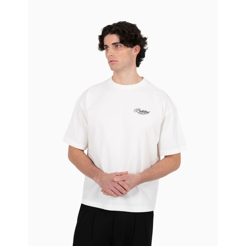 Camiseta Prohibited Oldtimer Race Off White