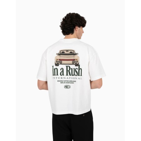 Camiseta Prohibited Oldtimer Race Off White