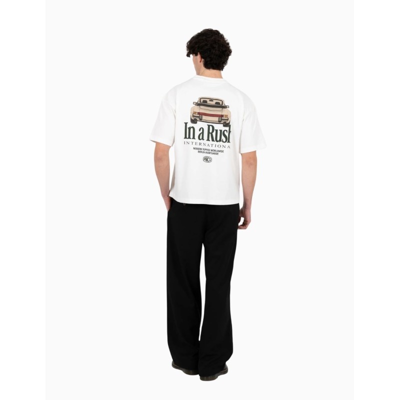 Camiseta Prohibited Oldtimer Race Off White