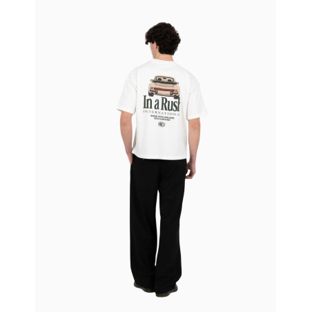 Camiseta Prohibited Oldtimer Race Off White