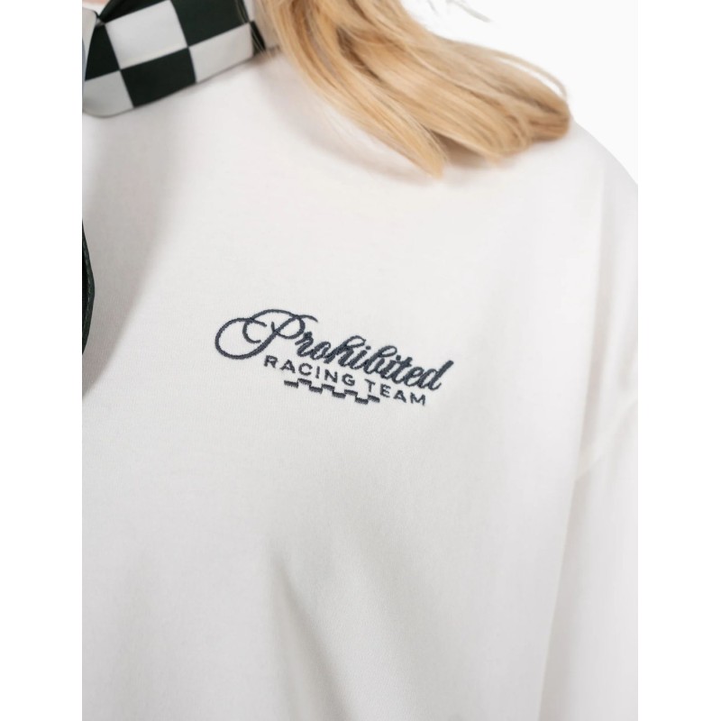 Camiseta Prohibited Oldtimer Race Off White