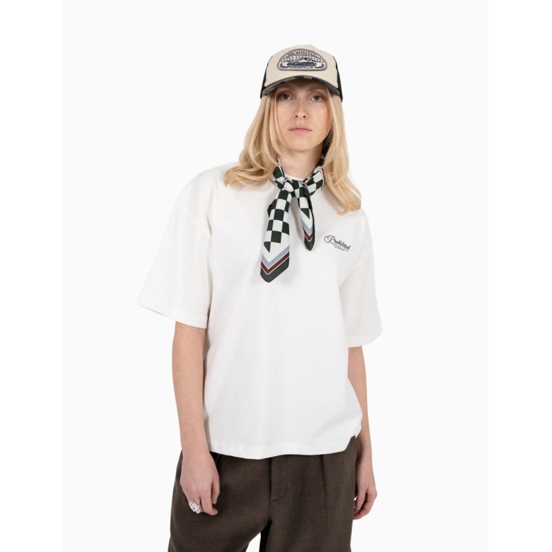 Camiseta Prohibited Oldtimer Race Off White