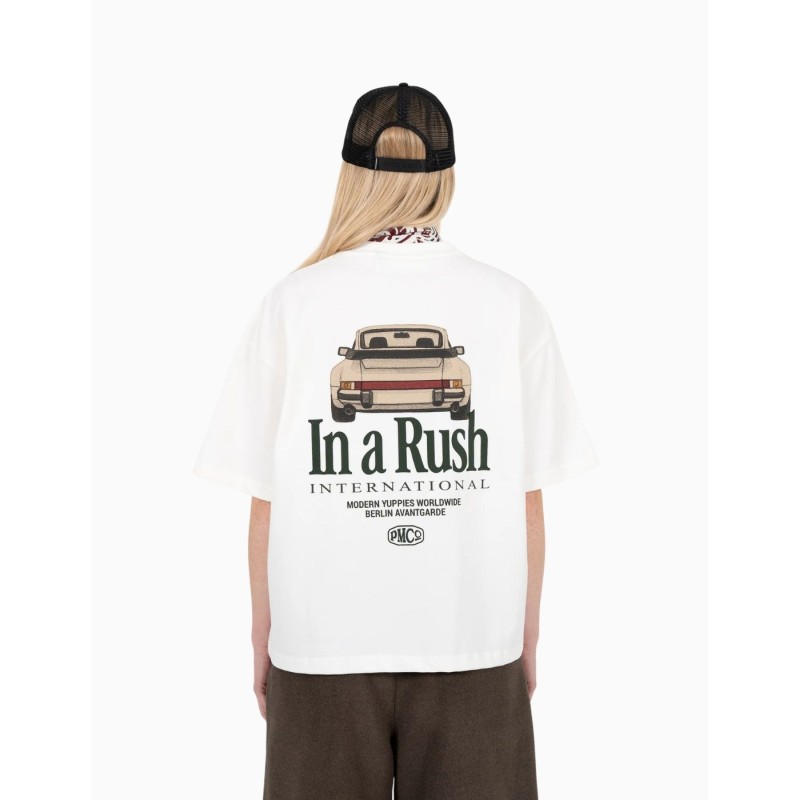 Camiseta Prohibited Oldtimer Race Off White