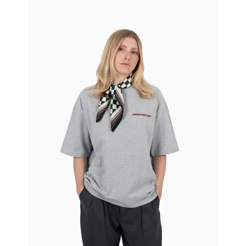 Camiseta Prohibited 10119 Grey Melange