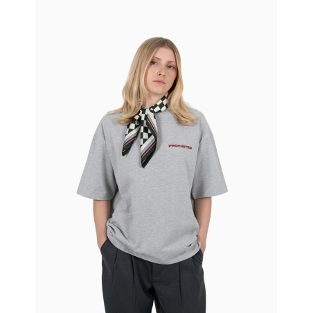 Camiseta Prohibited 10119 Grey Melange