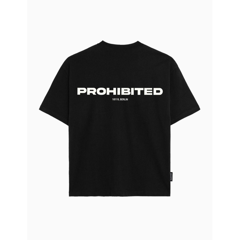 Camiseta Prohibited 10119 Negro