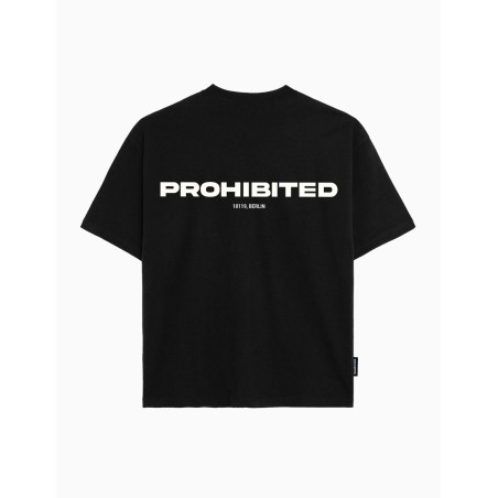 Camiseta Prohibited 10119 Negro