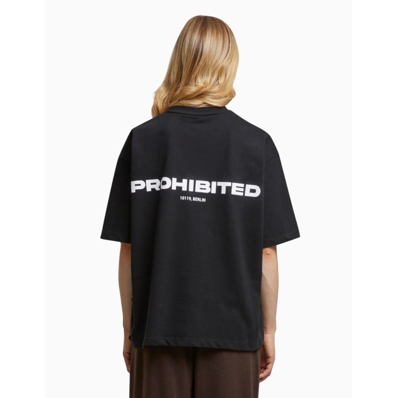 Camiseta Prohibited 10119 Negro