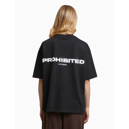 Camiseta Prohibited 10119 Negro