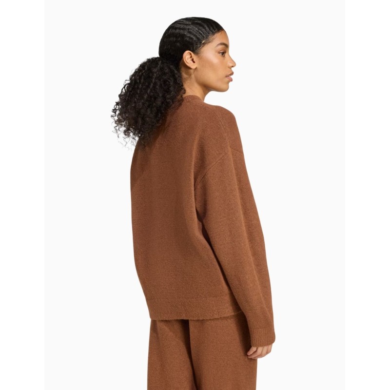 Jersey Adidas Knitted Sweater Marrón