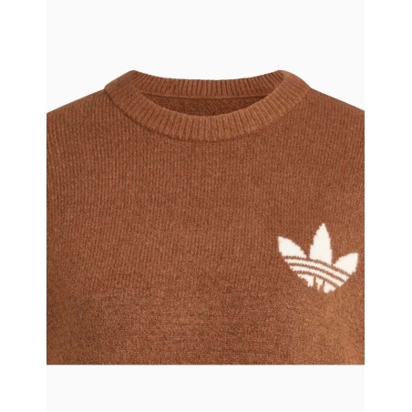 Jersey Adidas Knitted Sweater Marrón