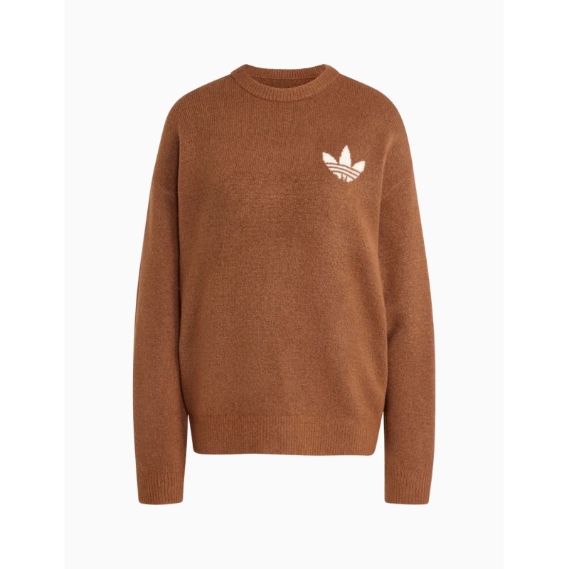 Jersey Adidas Knitted Sweater Marrón