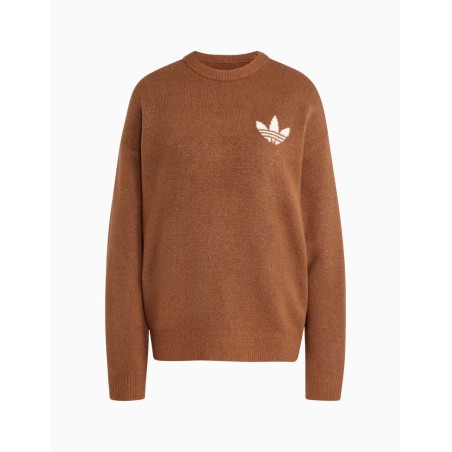 Jersey Adidas Knitted Sweater Marrón