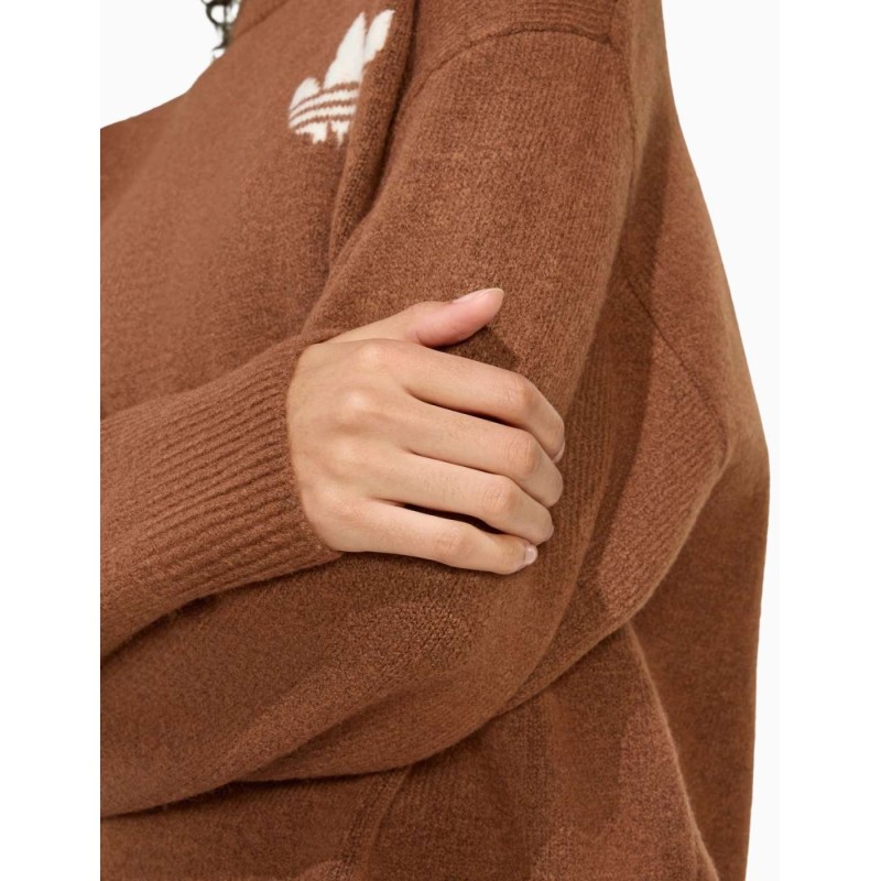Jersey Adidas Knitted Sweater Marrón