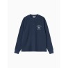 Camiseta de Manga Larga Carhartt Eightynine Waffle T-Shirt Navy