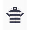 Polo Carhartt Delray Azul y Blanco