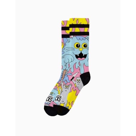 Calcetines American Socks Mid High Killer Kitties
