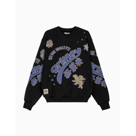 Sudadera Grimey Concreat Jungle We Are Above All Black