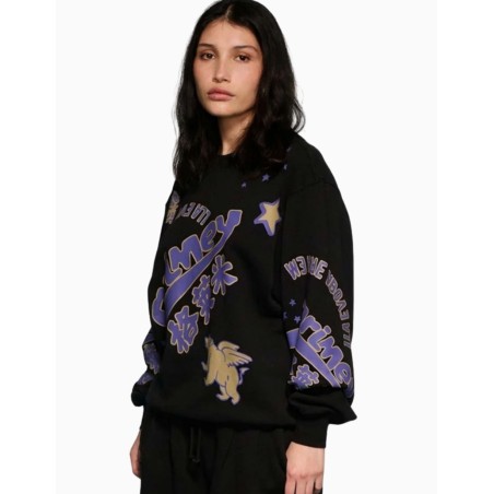 Sudadera Grimey Concreat Jungle We Are Above All Black