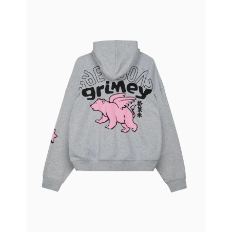 Sudadera Grimey Concreat Jungle We Are Above All Regular Sport Grey