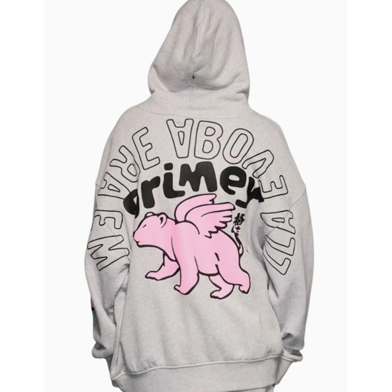 Sudadera Grimey Concreat Jungle We Are Above All Regular Sport Grey