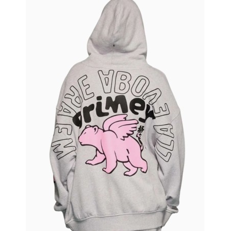 Sudadera Grimey Concreat Jungle We Are Above All Regular Sport Grey