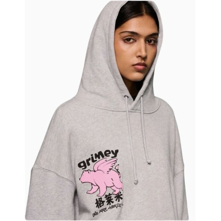 Sudadera Grimey Concreat Jungle We Are Above All Regular Sport Grey