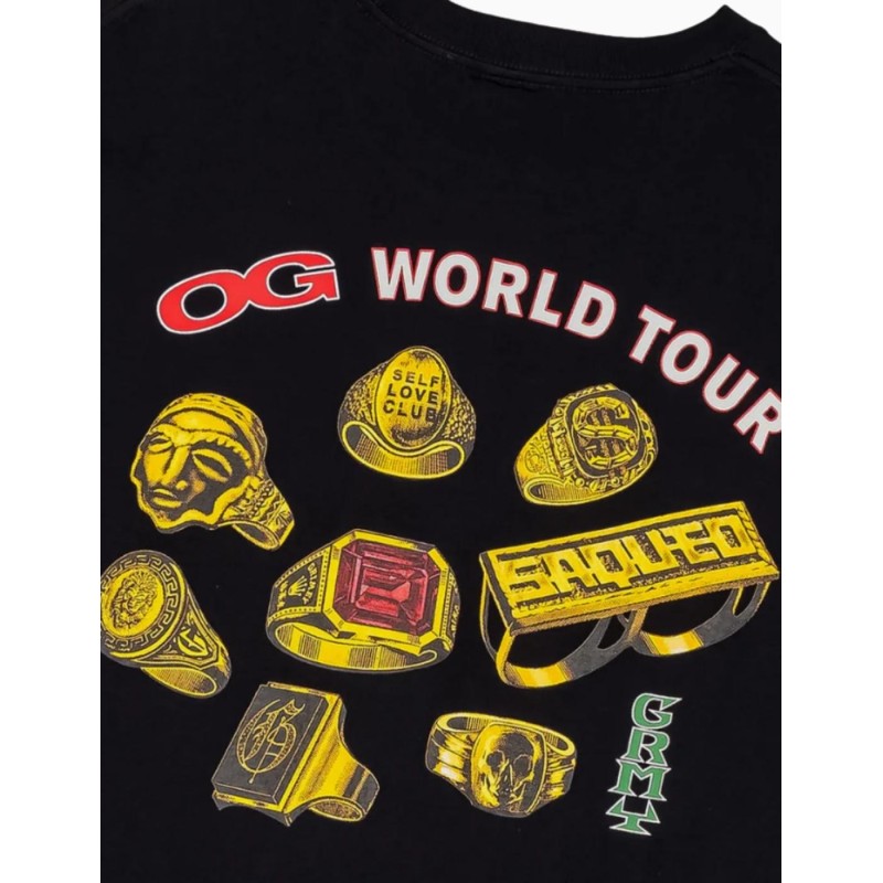 Camiseta Grimey The Og Tour Classic Fit Black