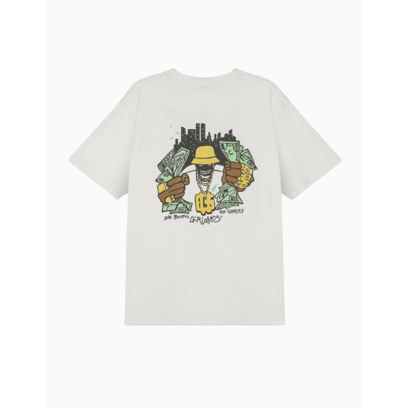 Camiseta Grimey The Character Classic Fit Off White