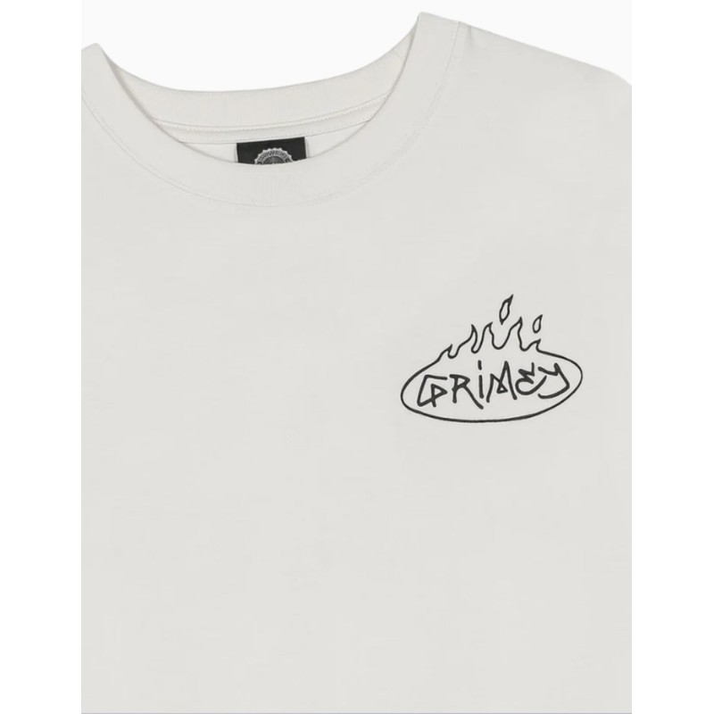 Camiseta Grimey The Character Classic Fit Off White